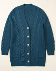 Gianna Knit Front Baggy Cardigan