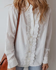 Zyla Turn Down Collar Shirt
