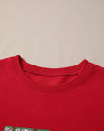 Paulina Bow Decor Christmas Sweatshirt