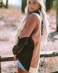Isabelle Patchwork High Low Hoodie