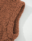 Evelyn Knot Side Plush Vest