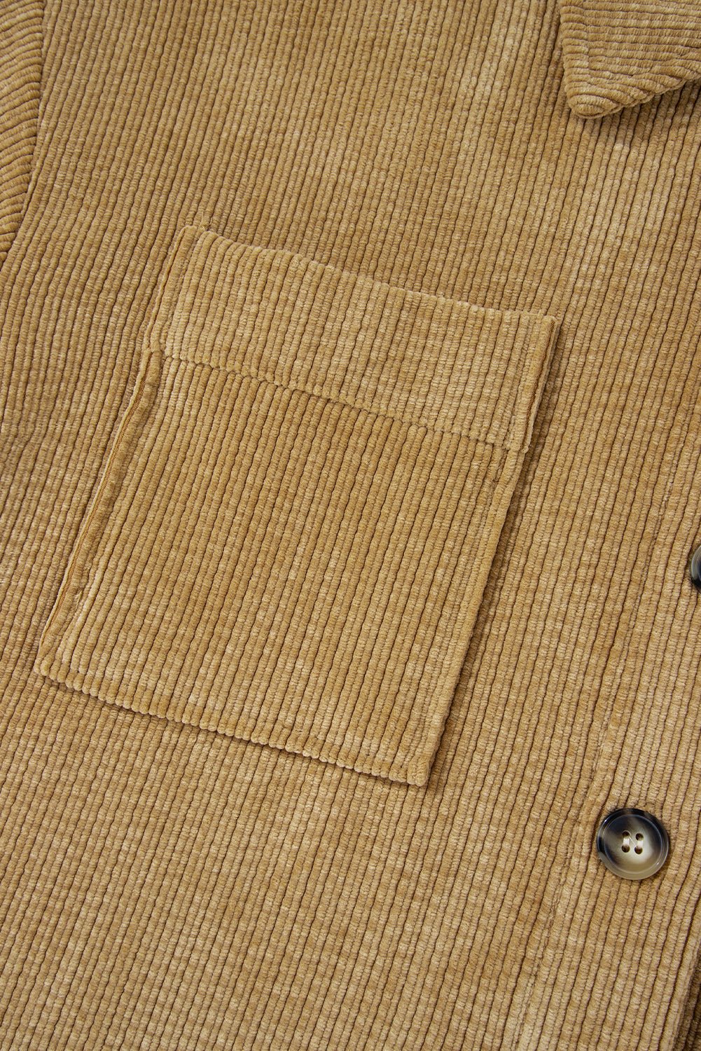 Giuliana Patched Up Corduroy Shacket