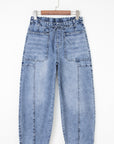 Bella Paperbag Waist Barrel Jeans