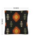 Black Aztec Pillow Case Made in America