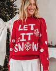 Tiffany Christmas Holiday Loose Sweater