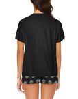 Native Buffalo Women's Western Top and Short Pajama Set