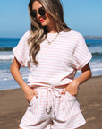Milana Stripe Knitted Set