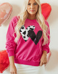 Whitley Heart Patch Graphic Sweatshirt