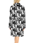 Baha Ranch Black White Cowboy Bath Robe