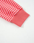 Hallie Puff Sleeve Stripe Hoodie