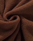 Alia Patchwork Down Fleece Shacket