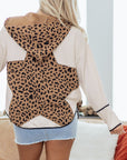 Abigail Piping Open Front Jacket