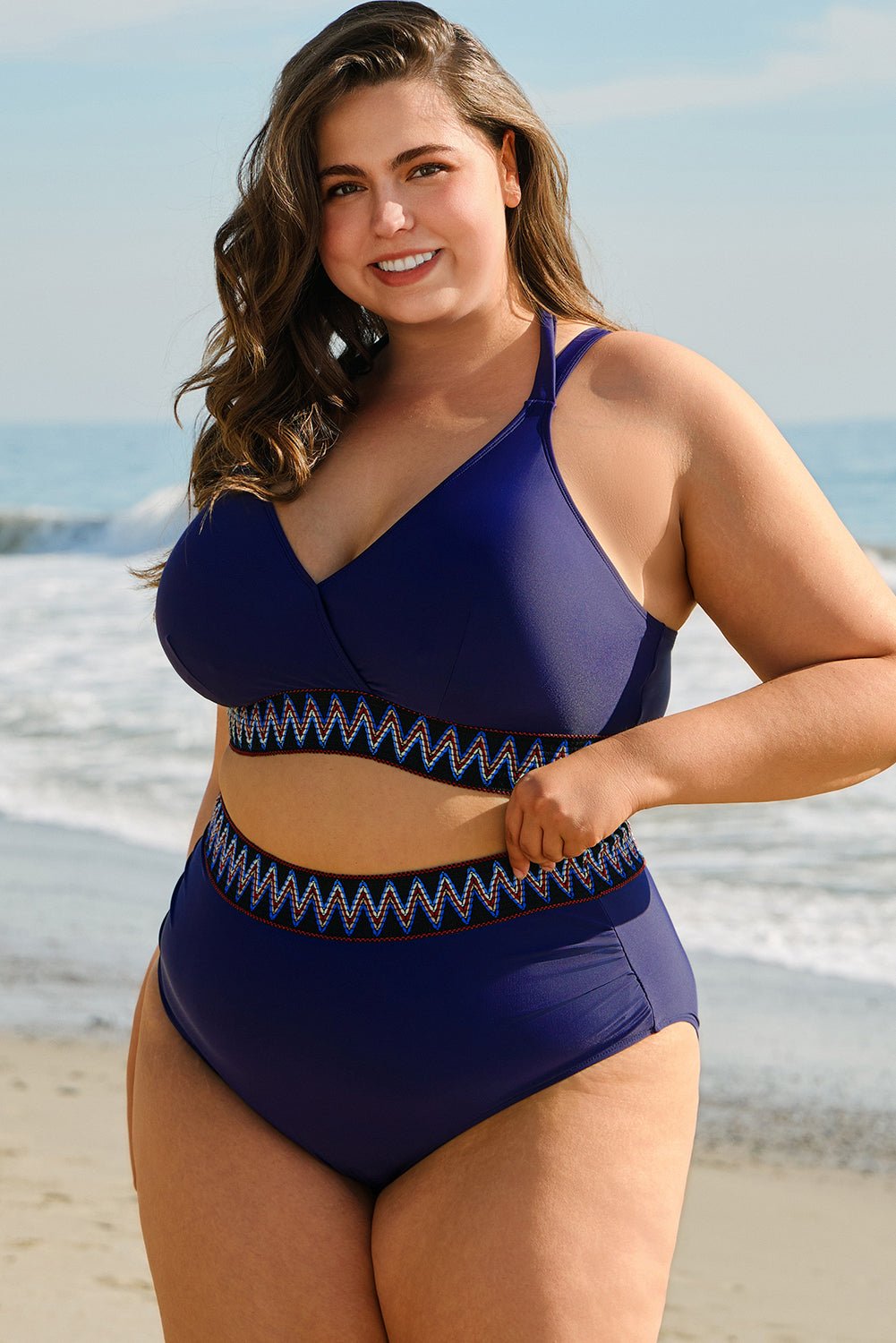 Eileen Knot High Waisted PLUS Bikini