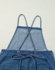 Maya Cropped Wide Leg Overalls
