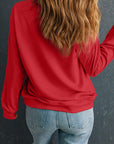 Junora Jolly Printing Christmas Pullover