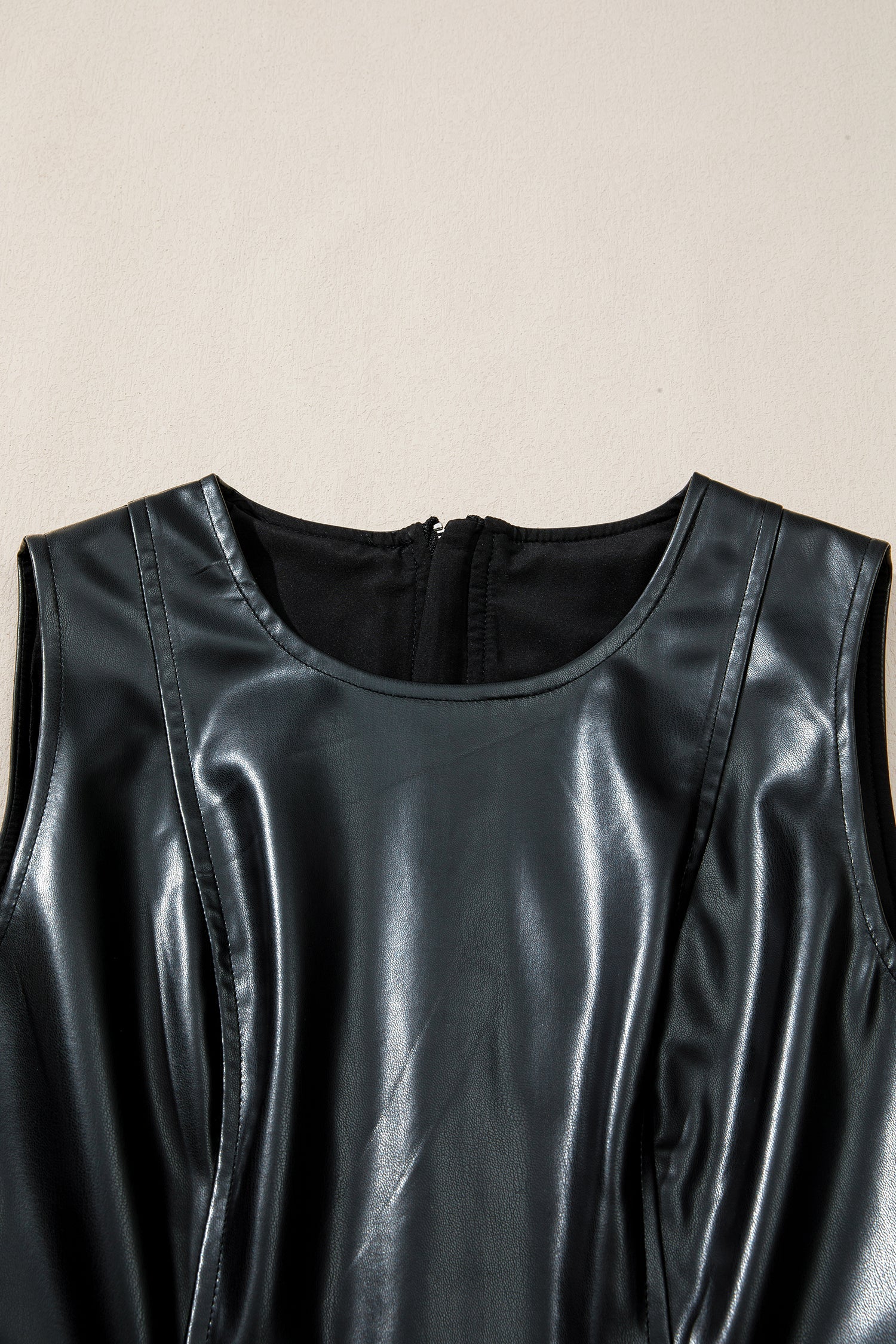 Lillian Hem Sleeveless Mini Dress