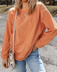 Kamryn Ribbed Corduroy Oversized Sweatshirt