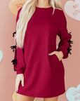 Priscilla Drop Shoulder Sweatshirt Dress