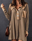 Bianca Waffle Knit Long Sleeve Top