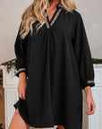 Quincy Sleeve Shift Mini Dress