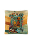 Colores de Mexico Fantasia Throw Pillow Case 18x18inch Made In America