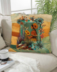Colores de Mexico Fantasia Throw Pillow Case 18x18inch Made In America