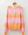 Claire Half Zip Oversize Sweater