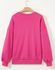 Armani Clover Embroidered Loose Pullover