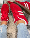 Harper Lace Up Flat Shoes