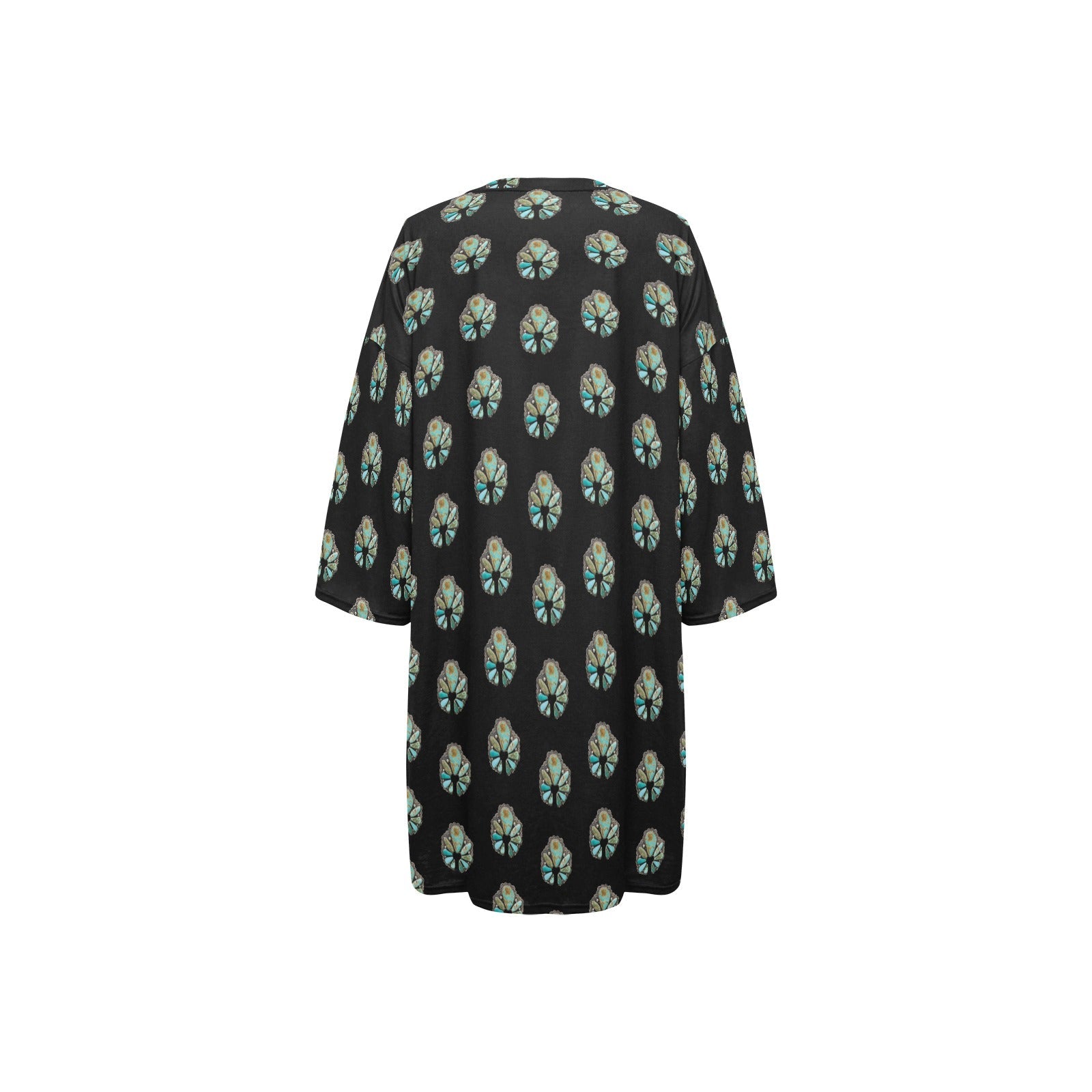 Baha Ranch Turquoise Naja Oversized Sleep Shirt
