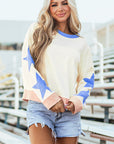 Ashaora Exposed Seam Oversized Sweatshirt