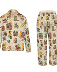 Baha Ranch Vintage Cowgirl Collage Western Rodeo Pajamas