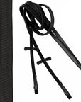 ExionPro Snap Snaffle Jumping Bridle with Rubber Reins