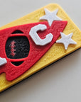 Set of 3 3D Print Chiefs Arrowhead Kc Kansas City Football Keychains Made in America