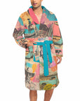 Baha Ranch Retro Pop Western Men's Robe
