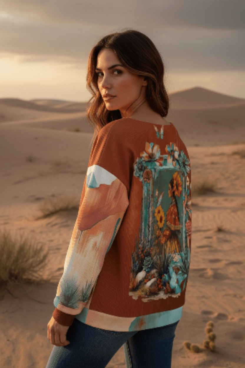 Baha Ranch Colores de Mexico Fantasia Drop Shoulder Cardigan