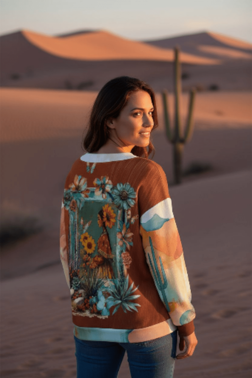 Baha Ranch Colores de Mexico Fantasia Drop Shoulder Cardigan