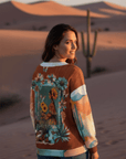 Baha Ranch Colores de Mexico Fantasia Drop Shoulder Cardigan