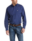 Ariat Classic Long Sleeve Button Up - Maritime Blue