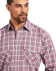 Ariat Pro Judson Classic Fit Snap- Rose Bud