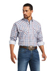 Ariat Relentless Steely Stretch Classic Snap- Peacoat