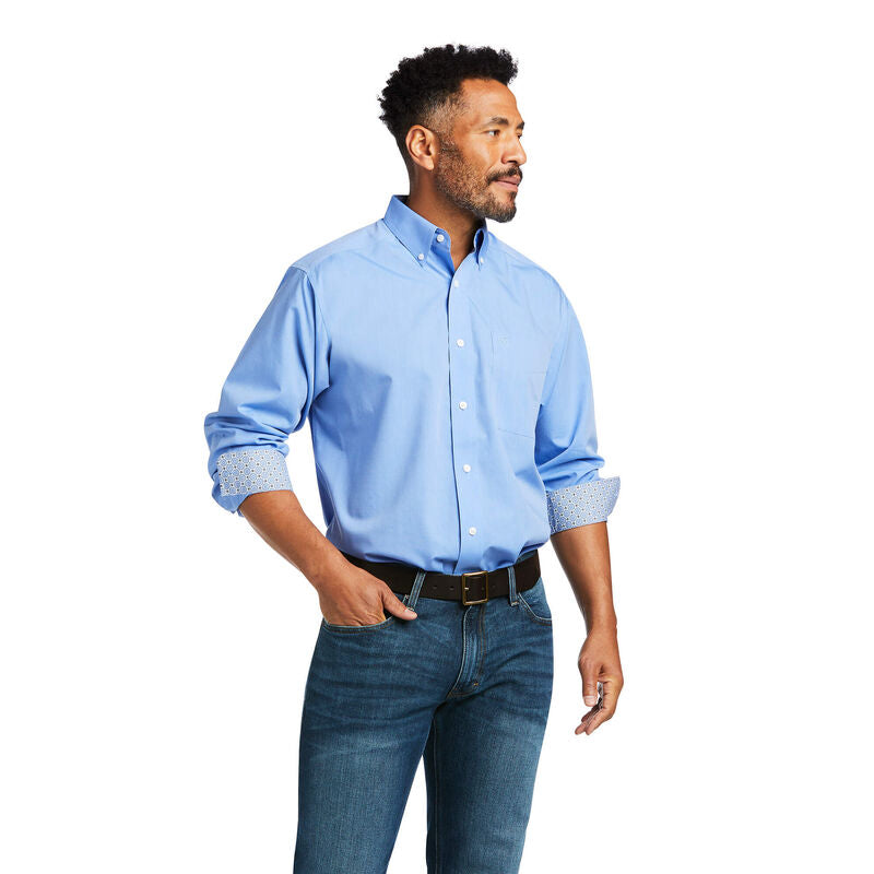 Ariat Wrinkle-Free- Javik Blue