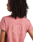 REAL Vintage Sunburst Tee- Antique Rubia