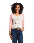 Ariat Arrow Raglan Shirt- Oatmeal Heather