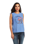 Ariat Mama Tee- REYKJAVIK BLUE