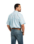 Wrinkle free yariel classic fit - Crystal Blue
