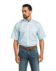 Wrinkle free yariel classic fit - Crystal Blue