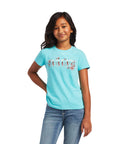 Girls REAL Cactus Tee- Amazonite