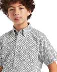 Ariat Baylor Classic SS- White