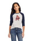 REAL Farm Shirt-HEATHER GREY/NAVY ECLIPSE